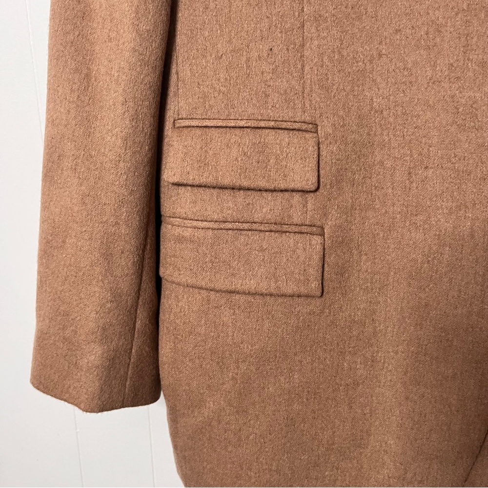 Joseph Abboud 100% Camel Hair Made in Italy Tan Sport Coat Lanificio Campore 46L - Picture 4 of 13